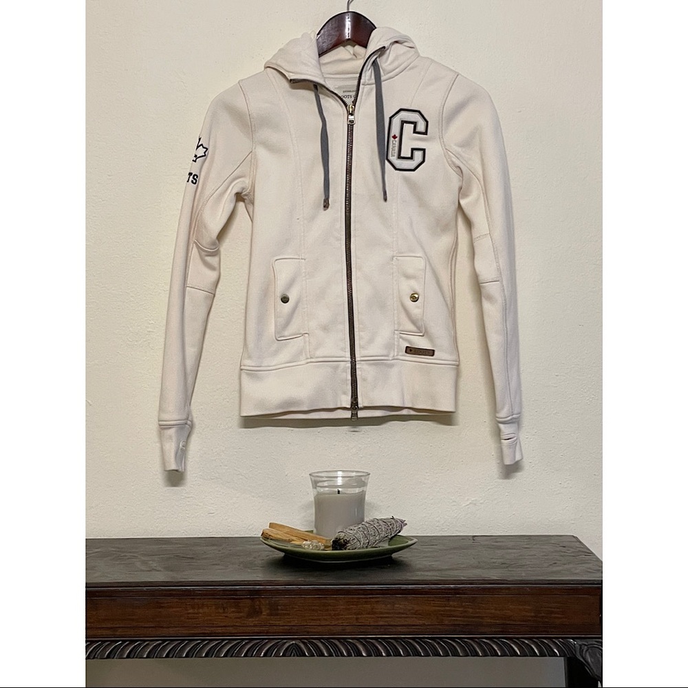Roots white sweatshirt